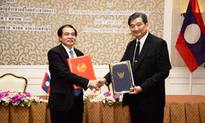 ไทย &ndash; ลาว ลงนาม MOA ส่งเสริมการจ้างงาน ขับเคลื่อนความมั่นคงทางเศรษฐกิจ