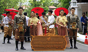 สโมสรนักศึกษา มทร.ล้านนา จัดพิธีนมัสการครูบาศรีวิชัย