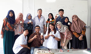 นักศึกษาจากมหาวิทยาลัย Brawijaya ประเทศอินโดนีเซีย ฝึกอบรมเชิงปฏิบัติการ การทำโยเกิร์ตถั่วเหลือง