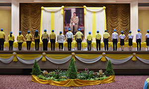 ปชช.จังหวัดสุราษฎร์ฯ ร่วมหมื่นคนลงทะเบียนประชาชนจิตอาสาพระราชทาน ที่ม.ราชภัฏสุราษฎร์ธานี