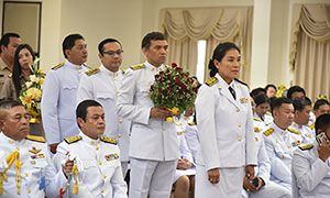 คณะผู้บริหาร มรส.ร่วมพิธีเนื่องในวันข้าราชการพลเรือนประจำปี 2562