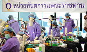 ม.มหาสารคาม ตรวจรักษาฟัน โครงการหน่วยทันตกรรมพระราชทานฯ สมเด็จพระเทพรัตนราชสุดาฯ สยามบรมราชกุมารี