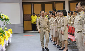 โครงการอบรม บรรยายให้ความรู้ เรื่อง สถาบันพระมหากษัตริย์ กับประเทศไทย “เป็นเบ้า เป็น แม่พิมพ์”