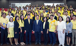 ราชมงคลสุวรรณภูมิ สนับสนุนองค์กรปกครองส่วนท้องถิ่นเข้าร่วมสนองพระราชดำริ