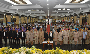 กรมการจัดหางาน จัดวันมหกรรม สร้างงาน สร้างอาชีพ เฉลิมพระเกียรติสถาบันพระมหากษัตริย์ จังหวัดบุรีรัมย์