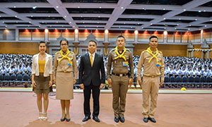 มรส.สืบสานพระราชปณิธาน ร.10 ดึงนักศึกษาใหม่เข้าอบรมจิตอาสา 904 'เป็นเบ้า เป็นแม่พิมพ์'