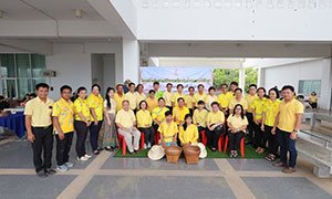 มทร.สุวรรณภูมิ สืบสานประเพณีปลูกข้าวและดำนา