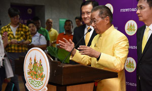 &lsquo;หม่อมเต่า&rsquo;&lsquo;รัฐมนตรีแรงงานคนใหม่&rsquo;ถือฤกษ์ดี 09.09 น.ไหว้สิ่งศักดิ์สิทธิ์เข้ากระทรวงวันแรก