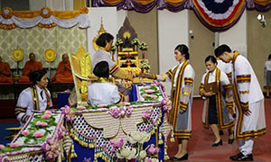 สมเด็จพระกนิษฐาธิราชเจ้า กรมสมเด็จพระเทพรัตนราชสุดาฯ สยามบรมราชกุมารีเสด็จพระราชดำเนินแทนพระองค์ในการพระราชทานปริญญาบัตรแก่ผู้สำเร็จการศึกษาจากมหาวิทยาลัยเทคโนโลยีราชมงคลล้านนา ประจำปีการศึกษา 2561