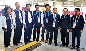 ตัวแทนเยาวชนไทยทุ่มเต็มร้อยโค้งท้ายแข่งขันฝีมือแรงงานนานาชาติหวังคว้าเหรียญกลับไทย