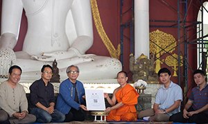 หลักสูตรทัศนศิลป์ ถวายภาพลายคำ พระพุทธเจ้า ๒๘ พระองค์