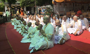 ผู้ว่าฯ นนทบุรี เปิดโครงการบรรพชาสามเณรสร้างชาติ ถวายสองมหาราชจอมราชา ปลูกฝังเยาวชนรักษ์ชาติ ตอบแทนคุณแผ่นดิน