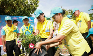 รมช.กนกวรรณ นำชาว กศน.ร่วมกิจกรรมจิตอาสา "เราทำความดี ด้วยหัวใจ"