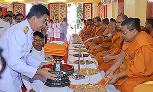 กพร.ทำบุญถวายผ้าพระกฐินพระราชทานวัดพระนารายณ์มหาราช วรวิหาร นครราชสีมา