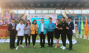 ร่วมแถลงข่าวจัดแข่งขันกีฬาราชมงคลแห่งประเทศไทย ครั้งที่ ๓๖ “ตะวันออกเกมส์”
