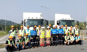 สถาบันฯ นานาชาติเชียงแสน จ.เชียงราย อบรมเทคนิคการขับรถลากจูง ยกระดับพนักงานขับรถบรรทุกสู่มืออาชีพ