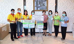 มรภ.สงขลา ผลิตเจลแอลกอฮอล์-Face Shield มอบ รพ.สงขลา ใช้ดูแลผู้ป่วยติดเชื้อ COVID-19