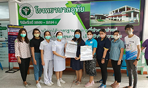 ราชมงคลสุวรรณภูมิร่วมใจทำหน้ากาก Face shield สู่วิกฤต COVID – 19
