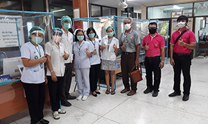 ราชมงคลบสุวรรณภูมิ ส่งมอบอุปกรณ์ป้องกัน COVID – 19