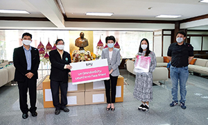 SPU มอบ Face Shield ด่านควบคุมโรคติดต่อระหว่างประเทศ สนามบินสุวรรณภูมิ