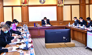 รมว. แรงงาน ประชุม คบต. แก้ไขข้อขัดข้องการบริหารจัดการแรงงานต่างด้าวช่วงสถานการณ์โควิด ระลอกใหม่