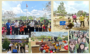หลักสูตร ปบก. 7 ลงพื้นที่มอบทุนการศึกษา -คอมพิวเตอร์-อุปกรณ์การศึกษา-ปลูกป่า