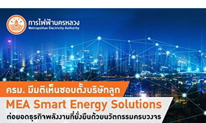 MEAei : บริษัท MEA Smart Energy Solutions จำกัด บริษัทในเครือของ MEA รับ พนง. จำนวน 2 อัตรา