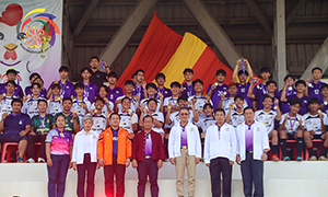 พิธีปิดอย่างเป็นทางการ ซอมพอเกมส์ การแข่งขันกีฬามหาวิทยาลัยเทคโนโลยีราชมงคลล้านนา ครั้งที่ 38