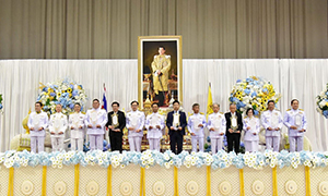 มทร.ธัญบุรี จัดพิธีรับสนองพระบรมราชโองการฯ แต่งตั้งนายกสภา กรรมการผู้ทรงคุณวุฒิ และอธิการบดี