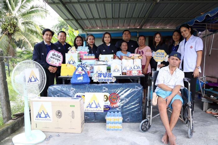 ‘มารศรี’ เลขาธิการ ‘สปส.’ ลงพื้นที่ดูแลผู้ประกันตนทุพพลภาพ จังหวัดพังงา