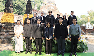 รมว.อว.ลงพื้นที่ ชูผลงานวิจัย มทร.สุวรรณภูมิ ใช้นวัตกรรมอนุรักษ์จิตรกรรมฝาผนังวัดเชิงท่า อยุธยา