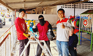 เติมยิ้มให้โรงเรียน! ครูช่างจิตอาสา &nbsp;มทร.ล้านนา ลุยปรับปรุงสนามเด็กเล่น-ภูมิทัศน์ รร.บ้านห้วยม่วง สานฝันการเรียนรู้ให้น้องๆ"